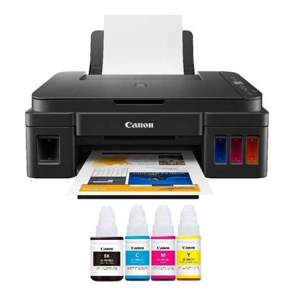 Impresora Multifuncional de tinta continua Canon Pixma G2110, imprime/escanea/copia.