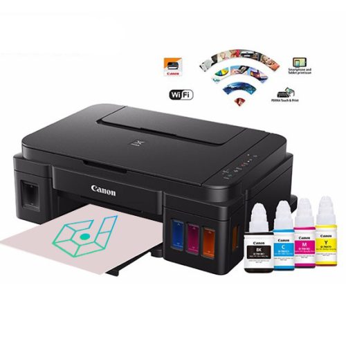 Impresora Multifuncional de tinta continua Canon Pixma G3110, imprime/escanea/copia, USB/Wi-Fi.