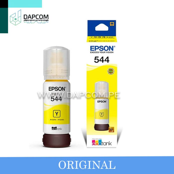 Botella de tinta EPSON T544420-AL, color Amarillo