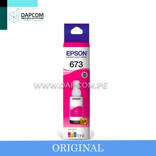 Botella de tinta EPSON 673 (T673320-AL) Magenta 1,500pg.