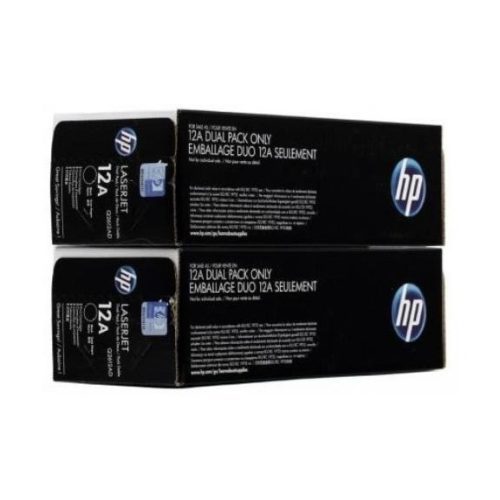 TONER HP 12A Q2612A DUAL PACK BLACK LASERJET 1012/1018/3015/3020/3030