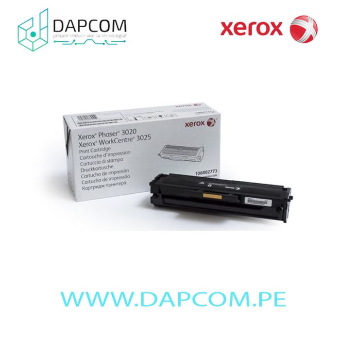 TONER XEROX 106R02773 P/ 3020/ 3025 BLACK