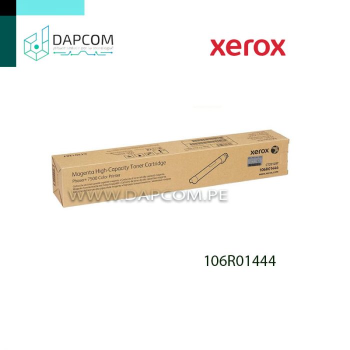 TONER XEROX 106R01444 MAGENTA PHAS 7500