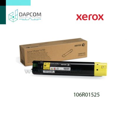 TONER XEROX 106R01525 YELLOW ALTA CAPACIDAD (PH 6700)