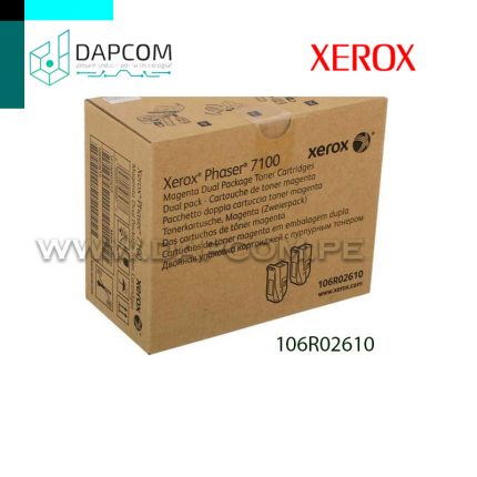 TONER XEROX 106R02610 DUAL PACK MAGENTA PARA PHASER 7100