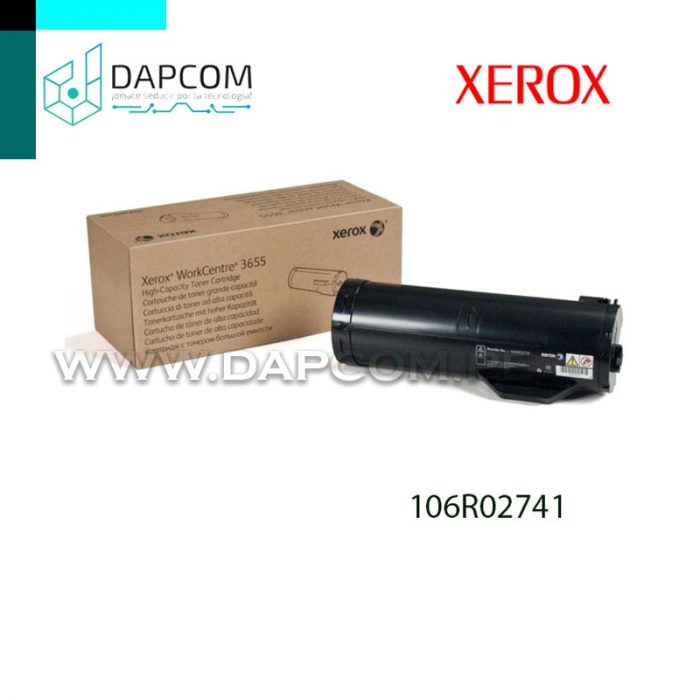 TONER XEROX 106R02741 WC 3655 25,900 PAGS