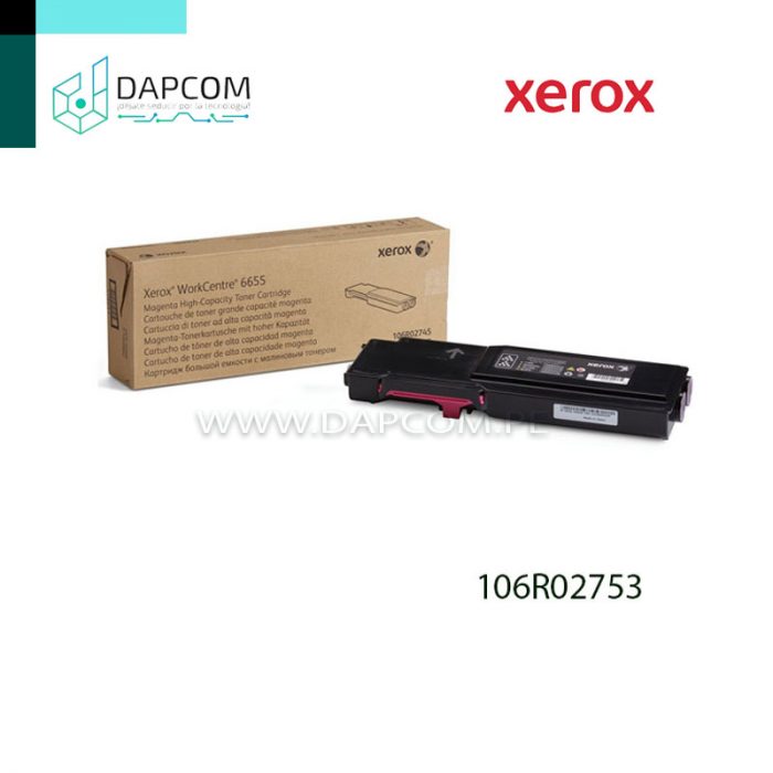 TONER XEROX 106R02753 MAGENTA PARA WC 6655