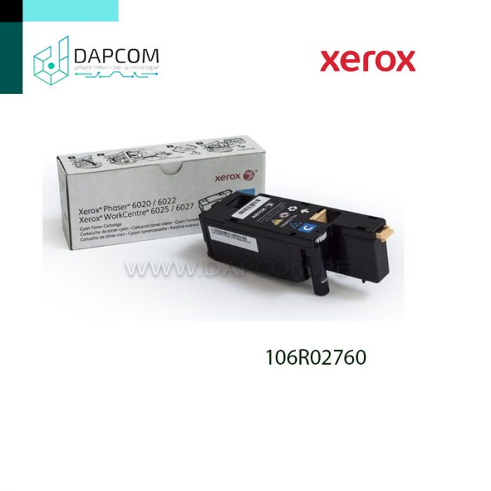 TONER XEROX 106R02760 CYAN (PH 6020/6022 / WC 6025/6027)