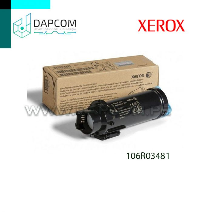 TONER XEROX 106R03481 CYAN 6510 / 6515