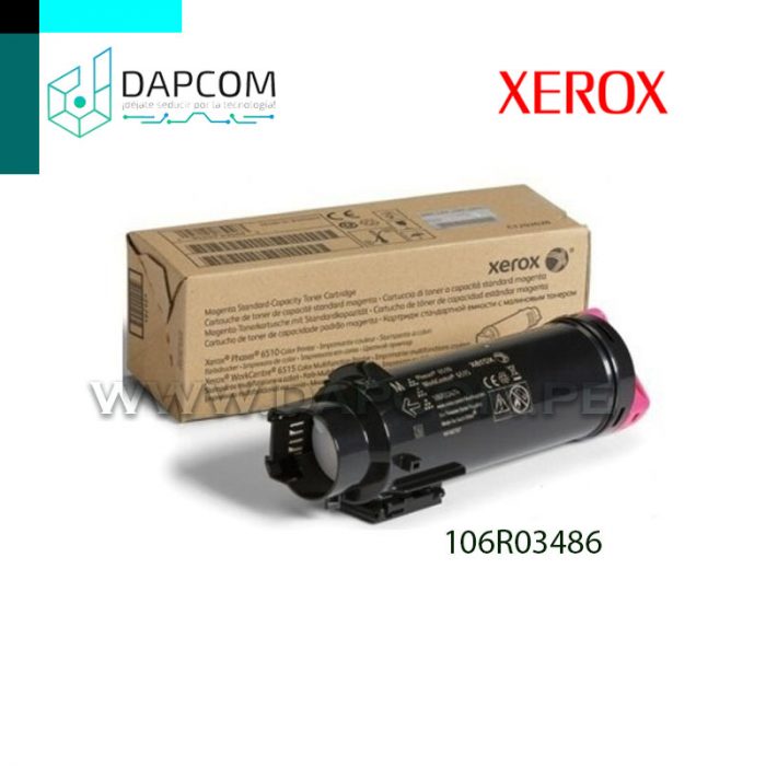 TONER XEROX 106R03486 MAGENTA HIGH CAP 6510 / 6515