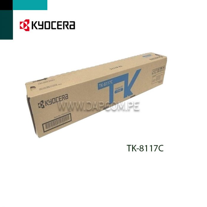 TONER KYOCERA TK-8117C CYAN ECOSYS (M8124CIDN) 6KPG
