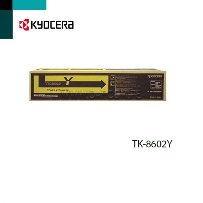 TONER KYOCERA TK-8602Y YELLOW PARA FS-8650DN