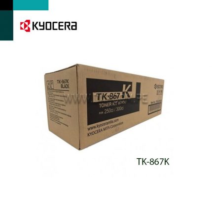 TONER KYOCERA TK-867K BLACK TASKALFA 250CI/300CI 20K