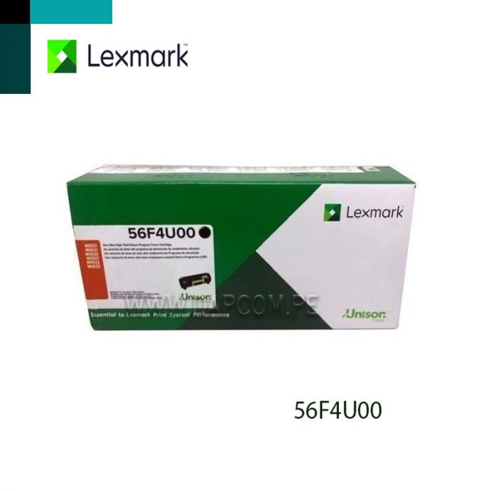 TONER LEXMARK 56F4U00 MS521 / MS621 / MS622 / MX521 / MX522 / MX622 (25K)