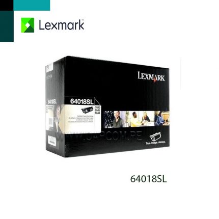 TONER LEXMARK 64018SL T640 / T642 / T64H BLACK (6K)