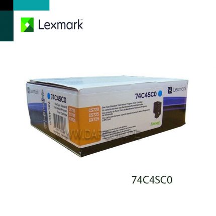 TONER LEXMARK 74C4SC0 CS720 / CS725 / CX725 CYAN (7K)