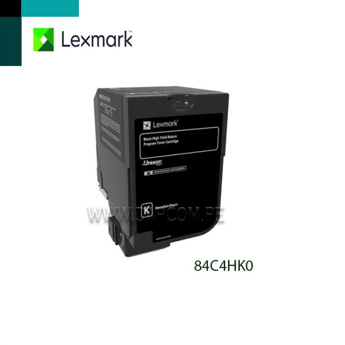 TONER LEXMARK 84C4HK0 CX725DHE COLOR BLACK (25K)