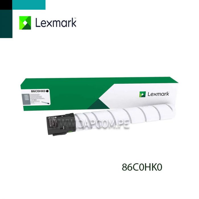 TONER LEXMARK 86C0HK0 CX922de / CX921de / CX923dxe / CX924dxe BLACK (34K)