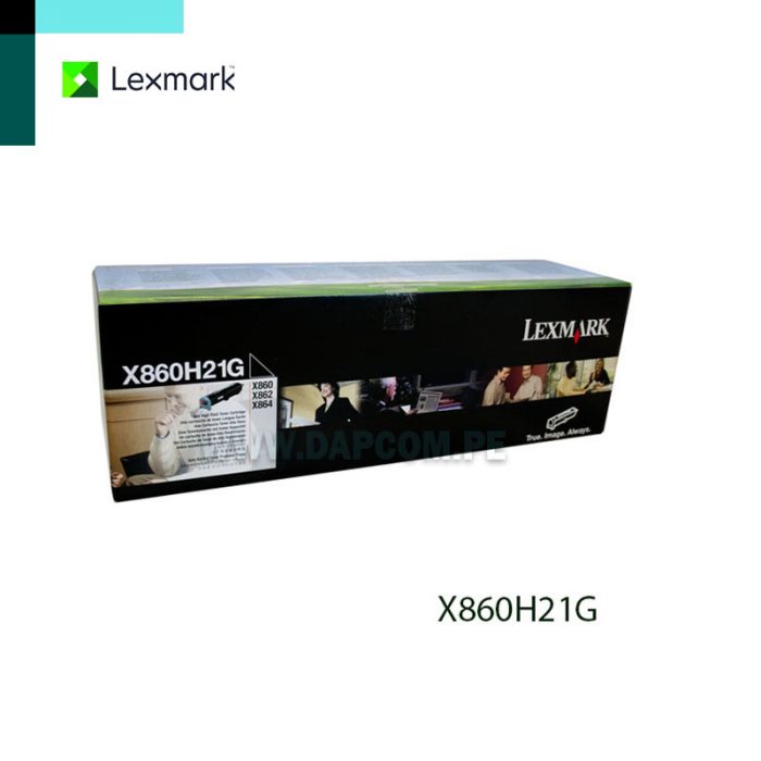 TONER LEXMARK X860H21G X860E, X862E, X864E HIGH CAP. BLACK
