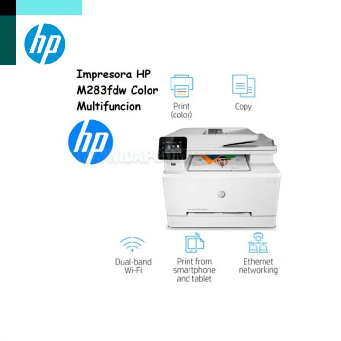 Impresora HP M283fdw Color Multifuncion Imprime/escaner/Copia