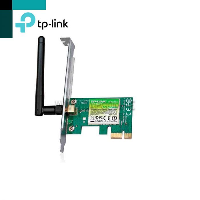 ADAPTADOR PCI EXPRESS INALAMBRICO TP-LINK ( TL-WN781ND ) 150 MBPS