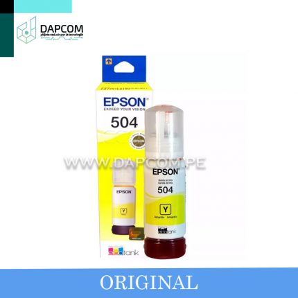 Botella de Tinta Epson T524420 Amarillo L6580/ L15150/ L15160