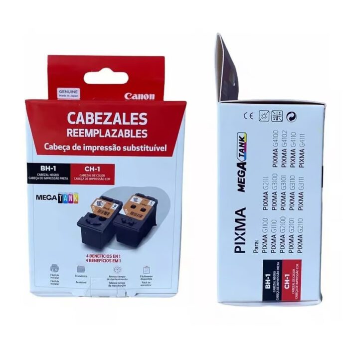 Pack Cabezal Canon BH 1 Negro CH 1 Color G2110 G3110 G4110