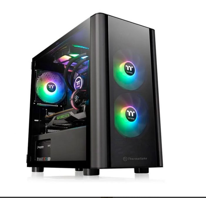 CASE THERMALTAKE V150 TEMPERED GLASS MICRO CHASSIS ( CA-1R1-00S1WN-00 ) S/ FUENT