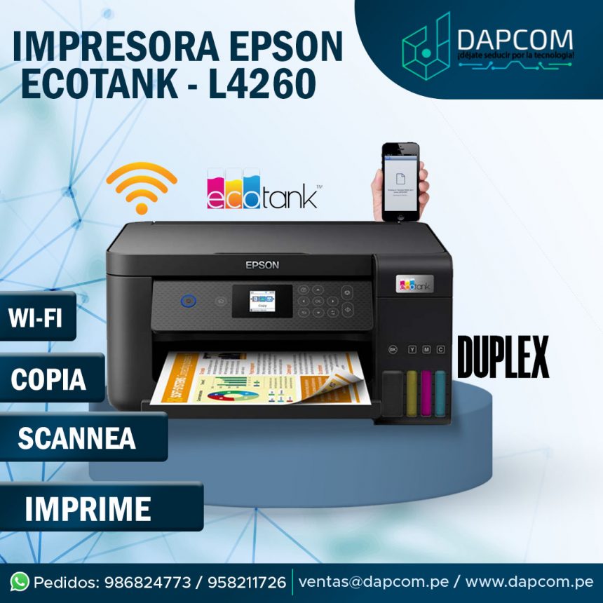 Impresora Epson L4260 Wifi Dulplex