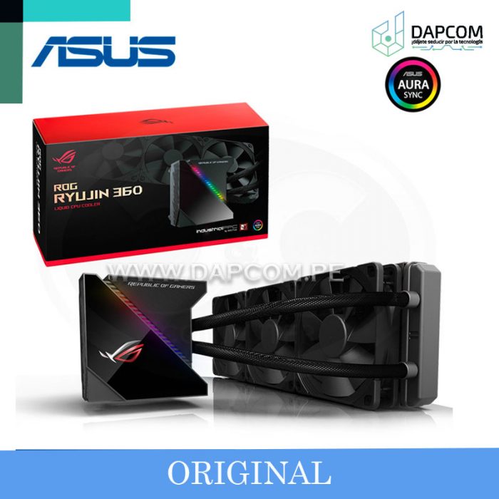 ASUS ROG RYUJIN 360 RGB AIO OLED REFRIGERACION LIQUIDO AMD/INTEL (PN:90RC0020M0UAY0)