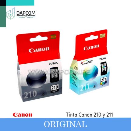 Cartuchos Canon 210 y 211 【 Negro y Tricolor 】 Original