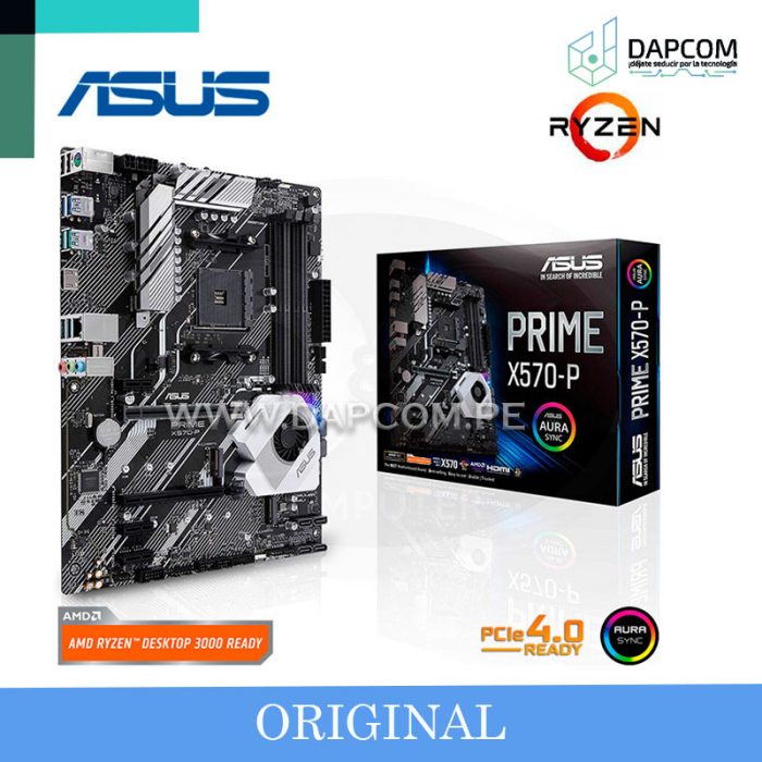 MB ASUS PRIME X570-P AMD RYZEN DDR4 AM4 PCIe 4.0 RGB (PN:90MB11N0-M0AAY0)