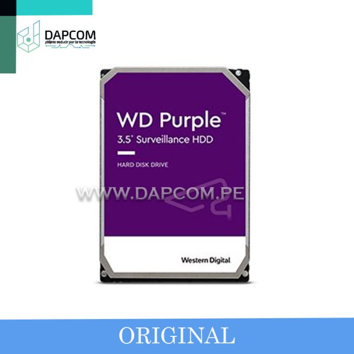 Western Digital Disco Duro WD Purple WD63PURZ - 3.5" Interno - 6TB