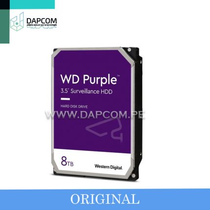 Western Digital Disco Duro WD Purple WD84PURZ - 3.5" Interno - 8TB