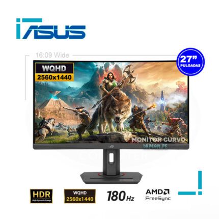 Monitor Led 27" ASUS Rog Strix XG27WCS Curvo 2560x1440
