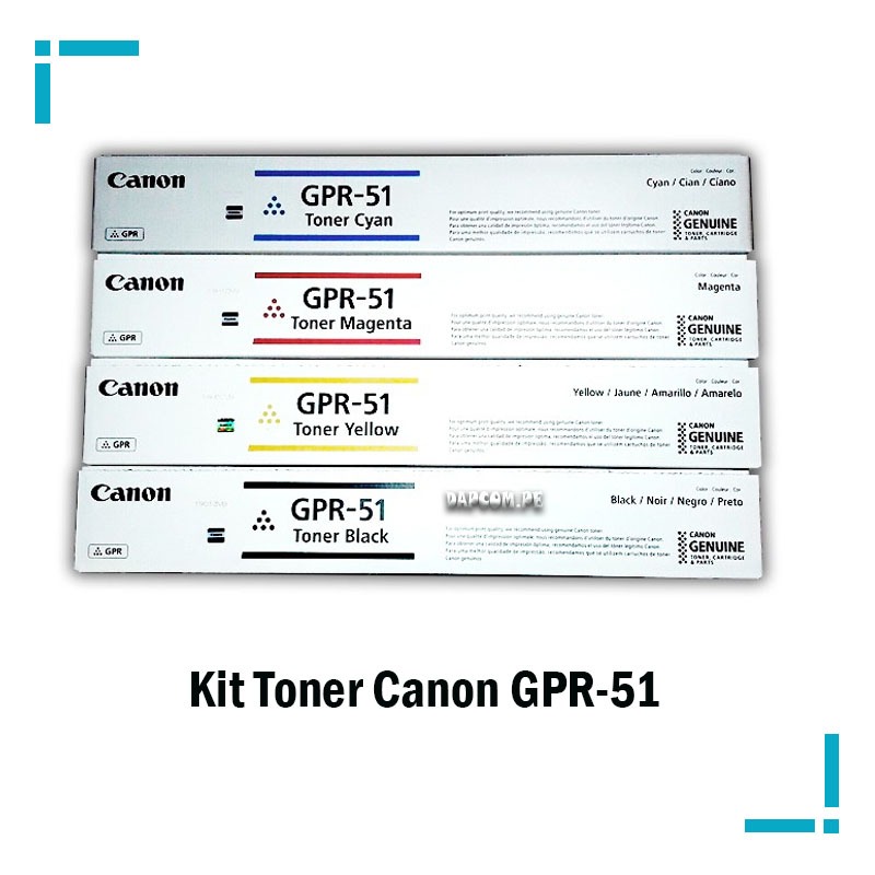 Kit Toner Canon GPR-51 Kit Toner Canon GPR 51