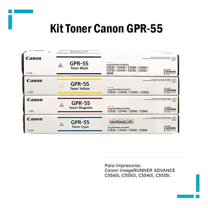 Kit Toner Canon GPR-55 Kit Toner Canon GPR 55