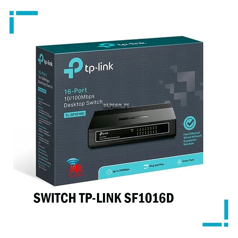 SWITCH TP-LINK SF1016D SWITCH TP LINK SF1016D