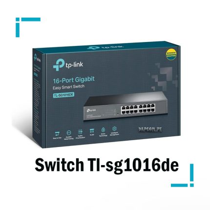 Tl-sg1016de Switch Gigabit 16 Puertos Administrable Tp-Link