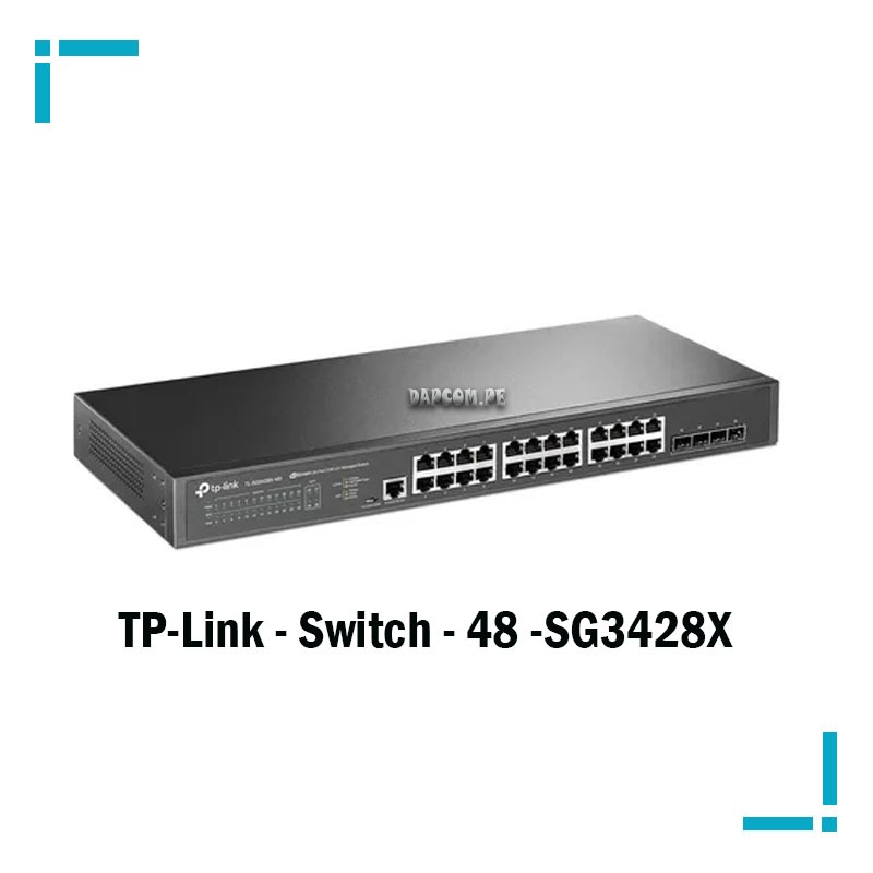 TP-Link - Switch - 48 -SG3428X TP Link Switch 48 SG3428X