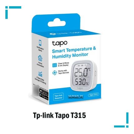 TP-LINK Tapo T315 Sensor Inteligente de temperatura y humedad para H100 H200 H500