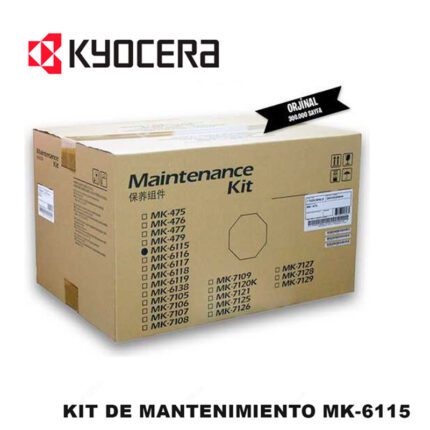 Kit De Mantenimiento Kyocera MK-6115 Ecosys M4125idn / M4132idn (220V) 300,000 Páginas