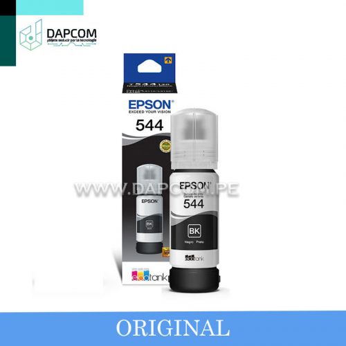 Botella de tinta EPSON T544120-AL, color Negro