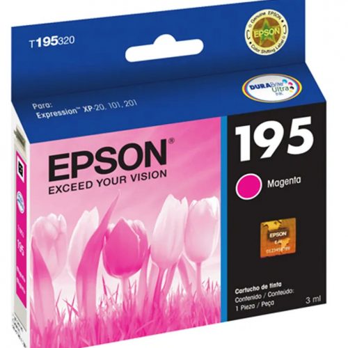 Tinta Epson 195 (T296320-AL) Magenta Para Xp-231, 431